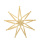 Stern aus Stroh, flach, mit Hänger     Groesse:20cm    Farbe:naturfarben