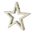 Stern aus Holz Größe:27,5x29x4cm,  Farbe: naturfarben