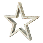 Stern aus Holz Größe:37,5x39,5x5cm,  Farbe: naturfarben