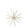 Étoile avec 150 LEDs blanc chaud pour lintérieur en plastique Color: argent/blanc chaud Size: 60cm