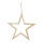 Stern aus Naturholz, mit Hänger     Groesse:33x33,5x2cm    Farbe:naturfarben