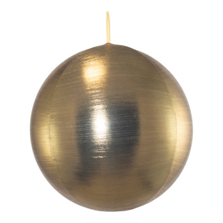 Textile ball inflatable - Material: out of polyester - Color: gold - Size: Ø 80cm