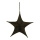 Textile star 5-pointed - Material: made of polyester - Color: black - Size: Ø 40cm