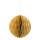 Boule nid dabeille pliable avec cintre en papier Color: or Size: 30cm