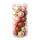 Boules de Noël  30 pcs/blister en plastique Color: rose/champagne Size: Ø 8cm