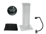 EUROLITE Set Spiegelkugel 30cm schwarz mit Stage Stand...