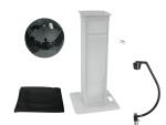 EUROLITE Set Spiegelkugel 50cm schwarz mit Stage Stand...