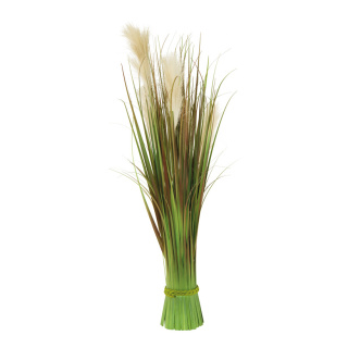Bouquet dherbe avec des herbes de pampa en plastique/soie artificielle Color: vert/brun Size: 75x40cm