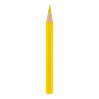 Buntstift aus Styropor     Groesse: 90x7cm    Farbe: gelb     #