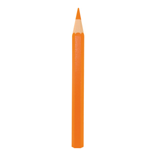 Crayon couleur en polystyrène     Taille: 90x7cm    Color: orange