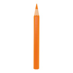 Buntstift aus Styropor Größe:90x7cm Farbe: orange
