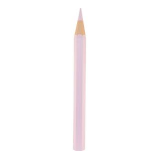 Coloured pencil out of styrofoam     Size: 90x7cm    Color: rose