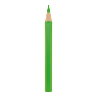 Coloured pencil out of styrofoam     Size: 90x7cm    Color: green