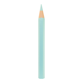 Coloured pencil out of styrofoam     Size: 90x7cm    Color: light blue