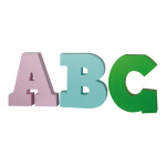 Letters ABC 3 pcs. per set - Material: out of styrofoam -...
