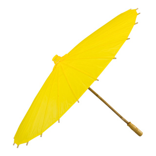 Parapluie en papier bois     Taille: Ø 80cm    Color: jaune