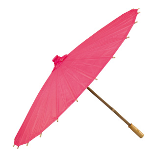 Parapluie en papier bois     Taille: Ø 80cm    Color: fuchsia