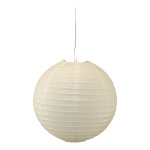 Lanterne en papier   Color: blanc Size: Ø 30cm