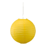 Lanterne en papier   Color: jaune Size: Ø 30cm