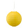 Lanterne en papier      Taille: Ø 30cm    Color: jaune