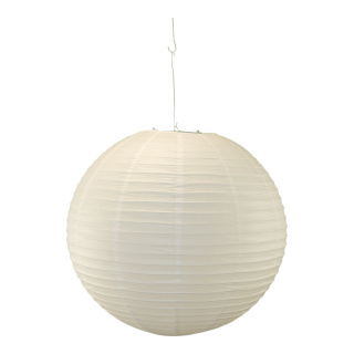 Lanterne en papier      Taille: Ø 60cm    Color: blanc