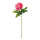 Pivoine sur tige en soie artificielle/plastique     Taille: 60cm, Fleur Ø 10cm    Color: rose