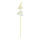 Orchidée sur tige en soie artificielle/plastique     Taille: 90cm    Color: blanc