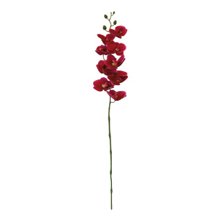 Orchid with stem out of artificial silk/plastic     Size: 90cm    Color: pink