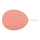 Œuf de Pâques avec cintre en bois, plat, double face     Taille: 30cm, épaisseur: 5mm    Color: rose