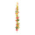 Flower garland out of plastic/artificial silk, one sided, flexible     Size: 160cm    Color: multicoloured