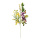 Branche avec papillons et fleurs plastique/soie artificielle, unilatéral, flexible     Taille: 76cm, déco env.40cm    Color: mauve/coloré