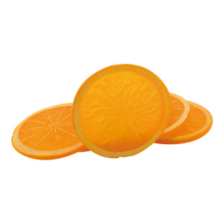 Orange slices 6 pcs./bag, made of plastic     Size: 5cm, Ø 3mm    Color: orange