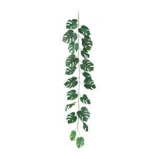 Guirlande philo-split avec 20 feuilles, en soie artificielle/plastique     Taille: 180cm, Ø 17cm    Color: vert