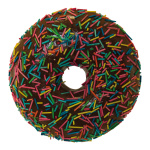 Donut,  Größe: 20x5cm Farbe: braun/bunt