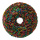 Donut en polystyrène, dos plat     Taille: 20x5cm    Color: brun/coloré
