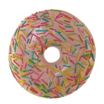 Donut en polystyrène, dos plat     Taille: 20x5cm...