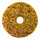 Donut en polystyrène, dos plat     Taille: 20x5cm    Color: jaune/coloré
