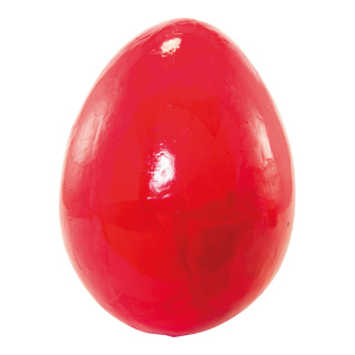 Osterei aus Styropor, Wasserfarbeneffekt     Groesse: 20cm    Farbe: rot