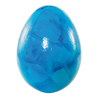 Œuf de Pâques en polystyrène, effet aquarelle     Taille: 20cm    Color: bleu
