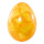 Œuf de Pâques en polystyrène, effet aquarelle     Taille: 20cm    Color: jaune