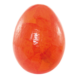 Œuf de Pâques en polystyrène, effet aquarelle     Taille: 20cm    Color: orange