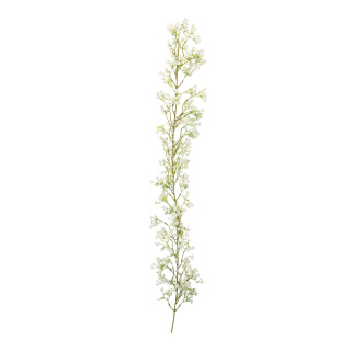 Babys breath garland out of plastic     Size: 120cm    Color: green/white
