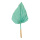 Palmenblatt aus Naturmaterial     Groesse: 70x30cm    Farbe: mint
