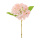 Hortensie aus Kunststoff/Kunstseide     Groesse: 35cm, Ø 21cm - Farbe: grün/rosa #