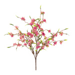 Buisson de fleurs  en plastique Color: brun/rose Size: 33cm