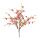 Blütenbusch aus Kunststoff     Groesse: 33cm - Farbe: braun/pink #