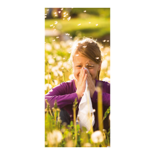 Motif imprimé "Allergie" tissu  Color: coloré Size: 180x90cm