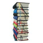 Banner "Stacks of books" fabric - Material:  -...
