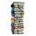 Motif imprimé "Pile de livres" tissu  Color: coloré Size: 180x90cm