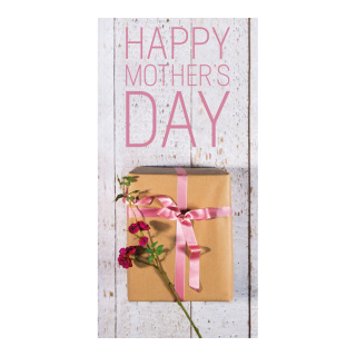 Motif imprimé " Fête des mères " Papier  Color: blanc/rose Size: 180x90cm